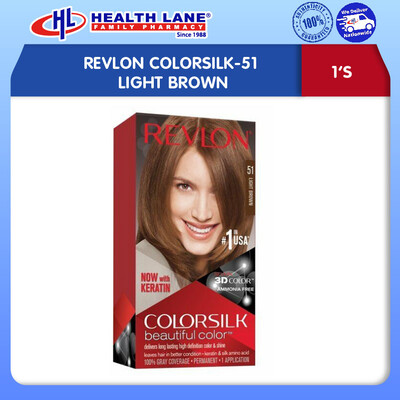 REVLON COLORSILK-51 LIGHT BROWN